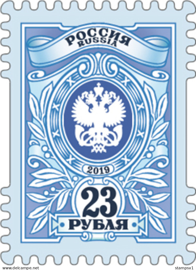 Russia 2019 Definitive. Emblem Of Russian Post. Mi 2698 - Ungebraucht