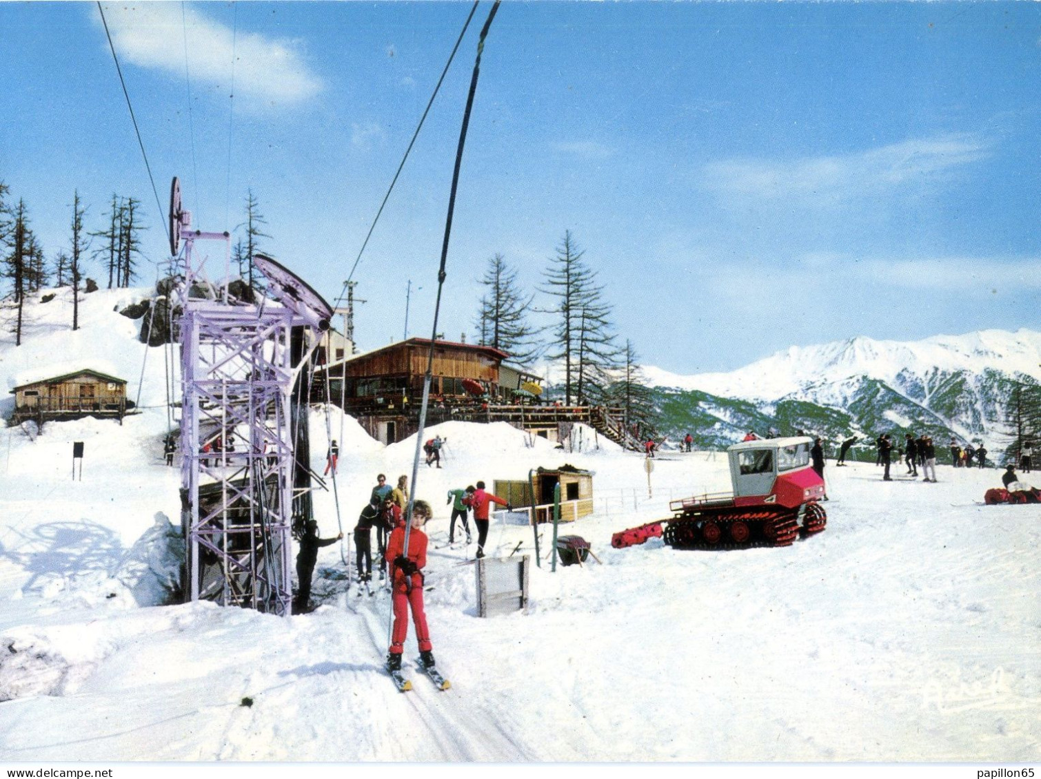 (05) SERRE CHEVALIER - La Gare De L'Aravet Et Le Téléski De La Foret - Serre Chevalier