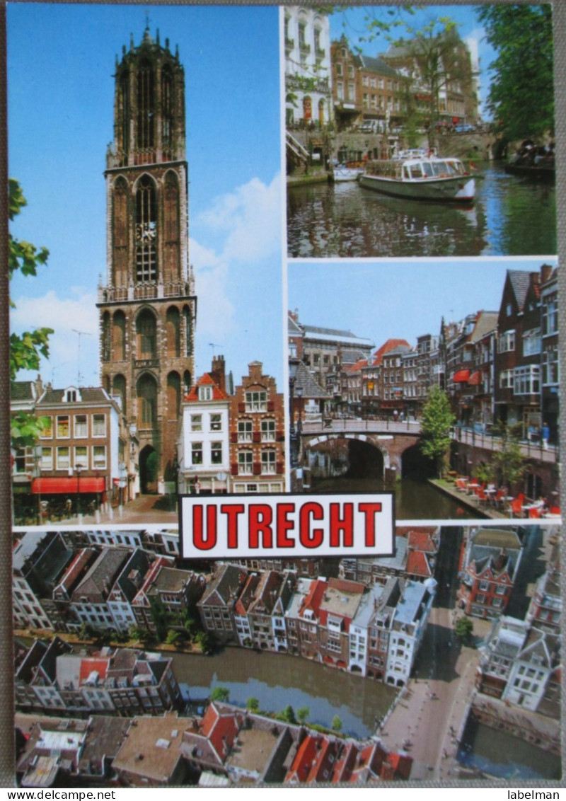 HOLLAND NETHERLAND UTRECHT CITY CENTER MULTI VIEW POSTCARD CARTOLINA ANSICHTSKARTE CARTE POSTALE POSTKARTE CARD KARTE - Utrecht