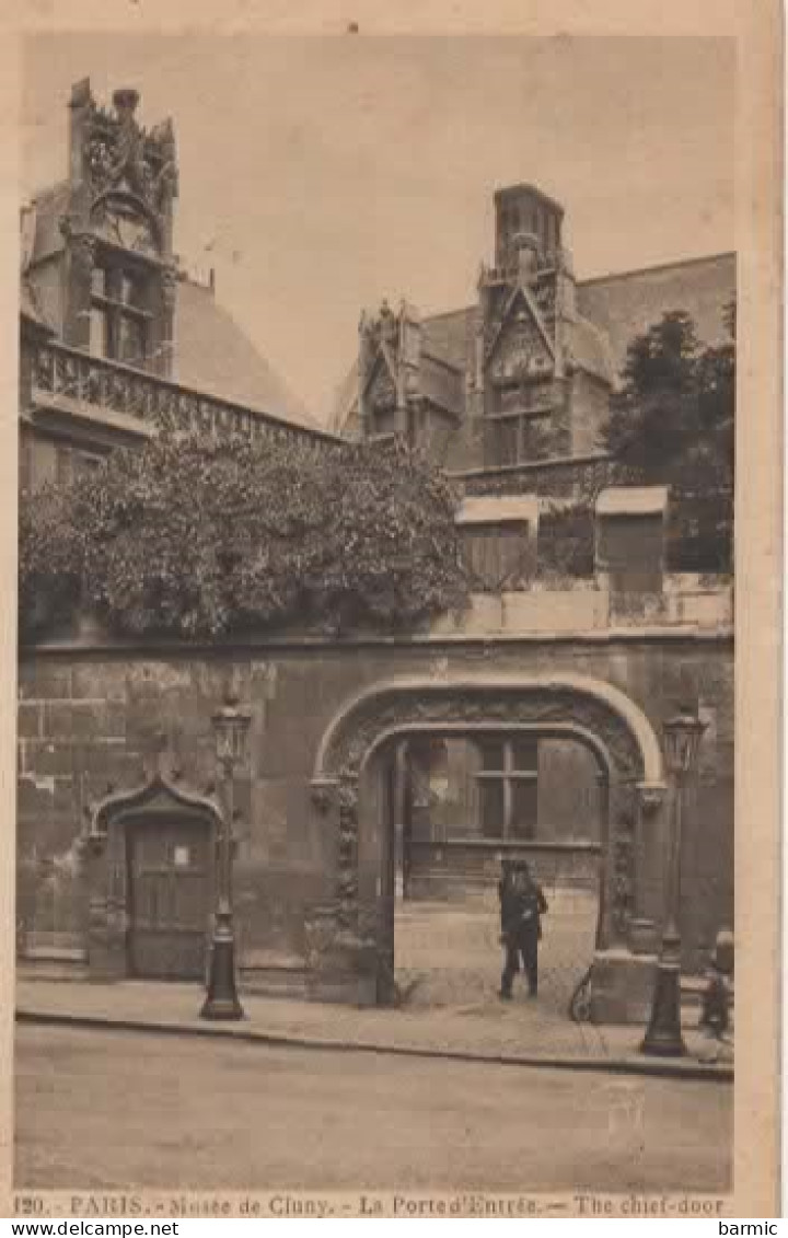 PARIS, MUSEE DE CLUNY, LA PORTE D ENTREE  REF 15611 - Musea