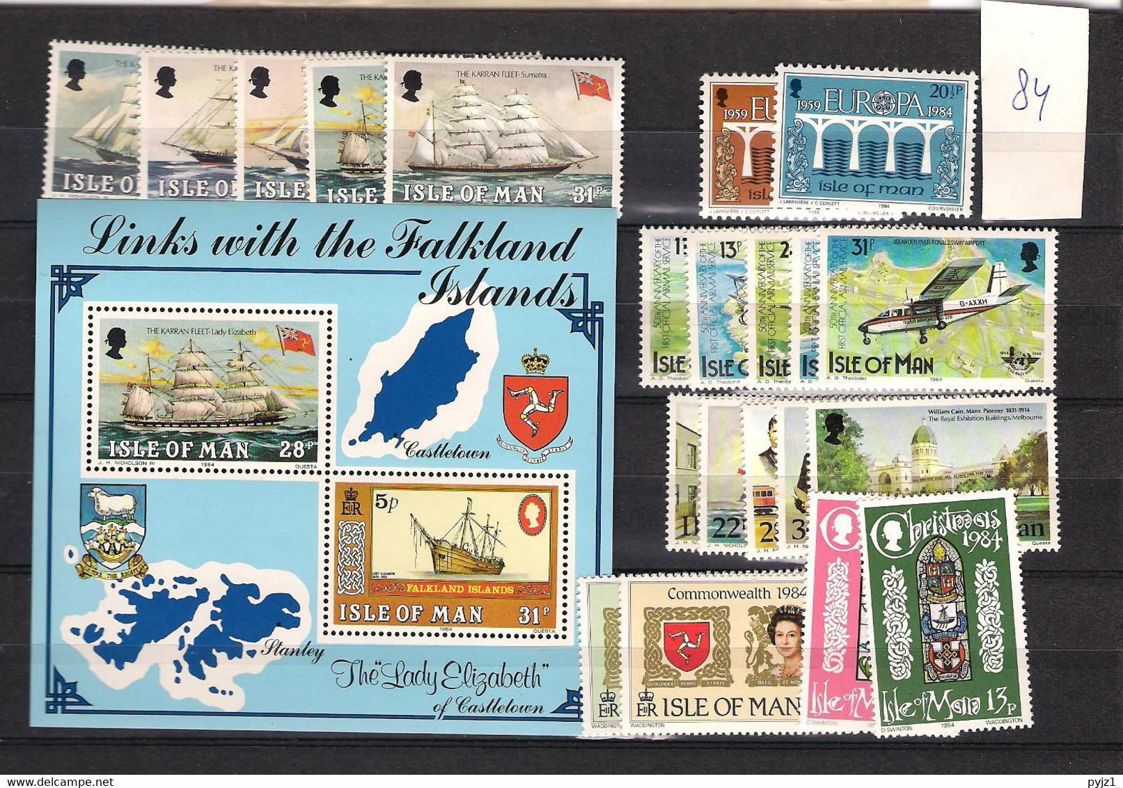 1984 MNH Isle Of Man, Year Collection, Postfris** - Man (Insel)