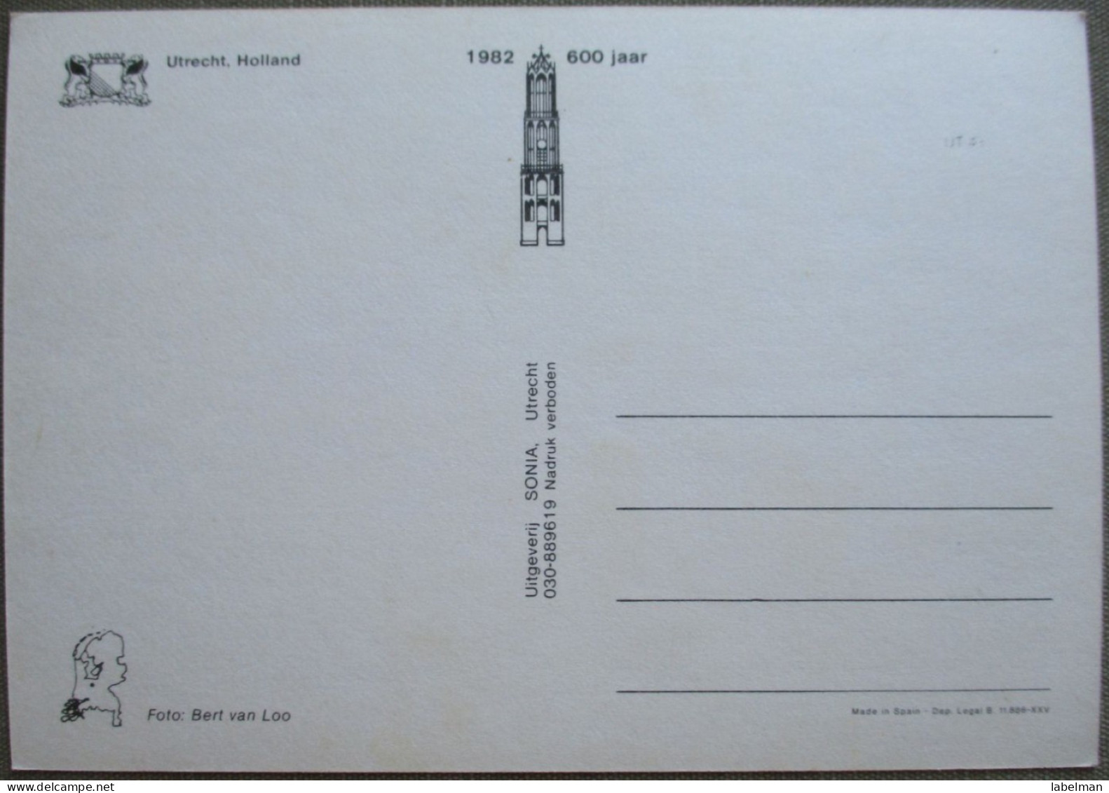 HOLLAND NETHERLAND UTRECHT CITY CENTER MULTI VIEW POSTCARD CARTOLINA ANSICHTSKARTE CARTE POSTALE POSTKARTE CARD KARTE - Utrecht