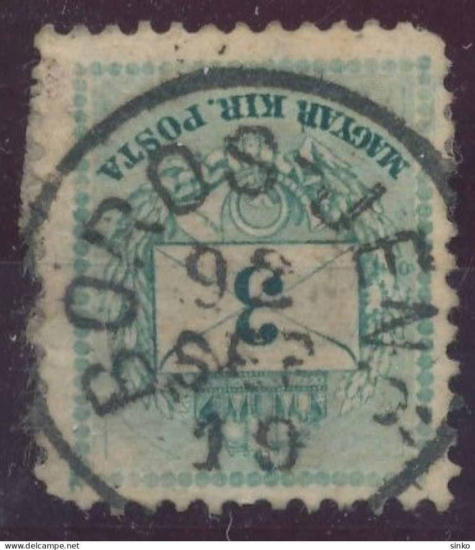 1881. Colour Number Krajcar 3kr Stamp, BOROS-JENO - ...-1867 Voorfilatelie