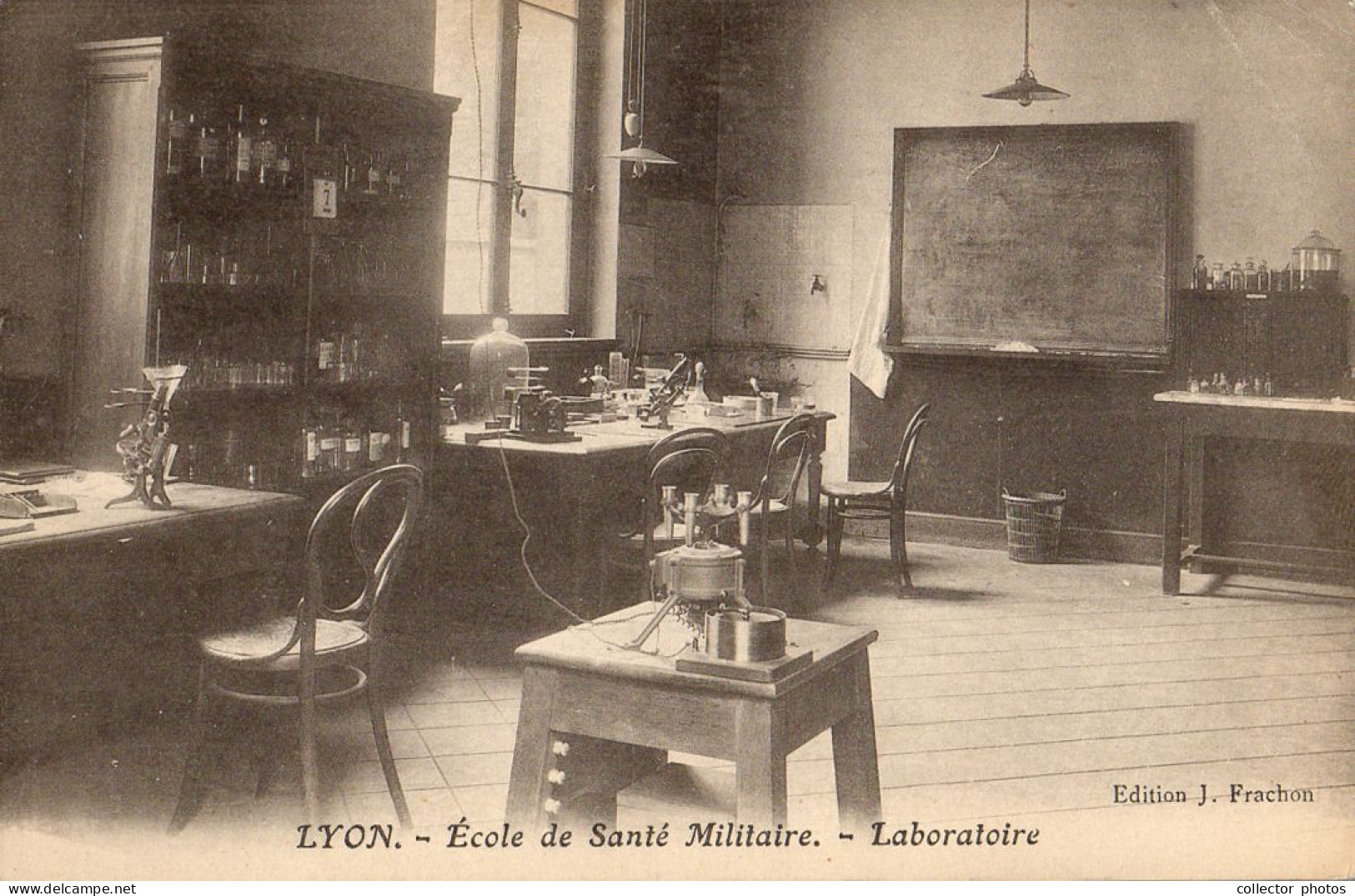 Lyon France École De Santé Militaire 1900s Set Of 3 Postcards Greek Texts [de42672] - Colecciones Y Lotes