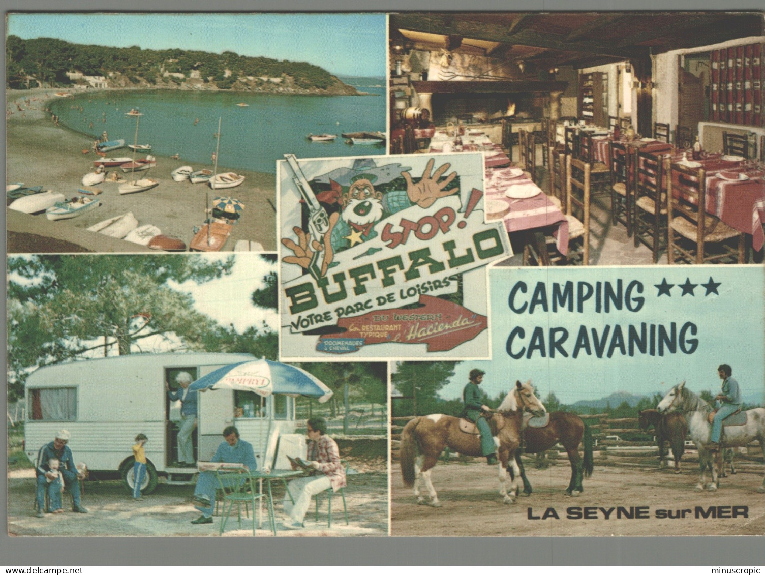 CPM 83 - La Seyne Sur Mer - Buffalo Parc - Camping - Caravaning - La Seyne-sur-Mer