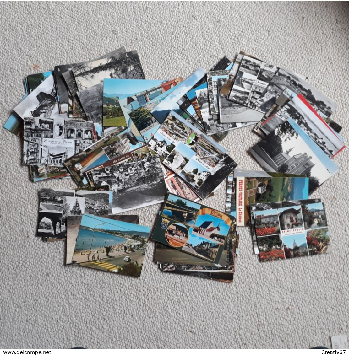 Lot De 1000 Cartes Postales Europe Et Monde - 500 Postcards Min.