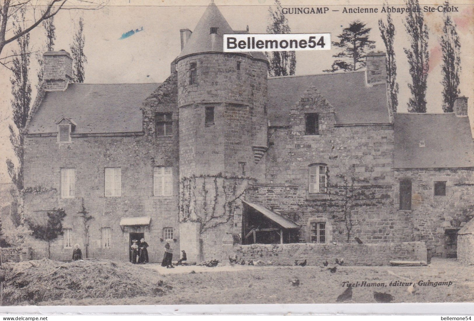 Cpa Dept 22 - Guigamp - Ancienne Abbaye De Ste-croix (voir Scan Recto-verso) - Guingamp