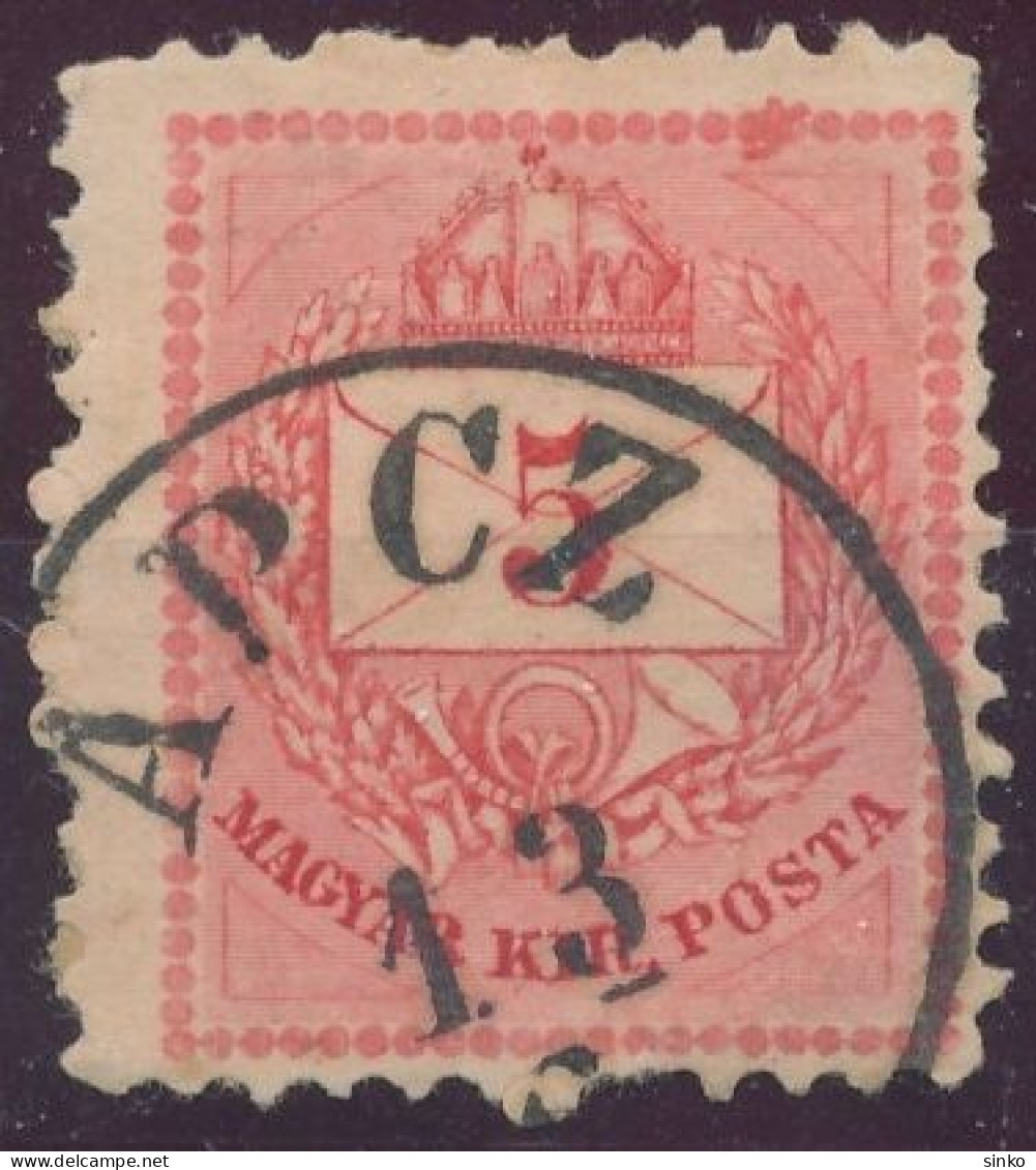 1881. Colour Number Krajcar 5kr Stamp, APCZ - ...-1867 Voorfilatelie