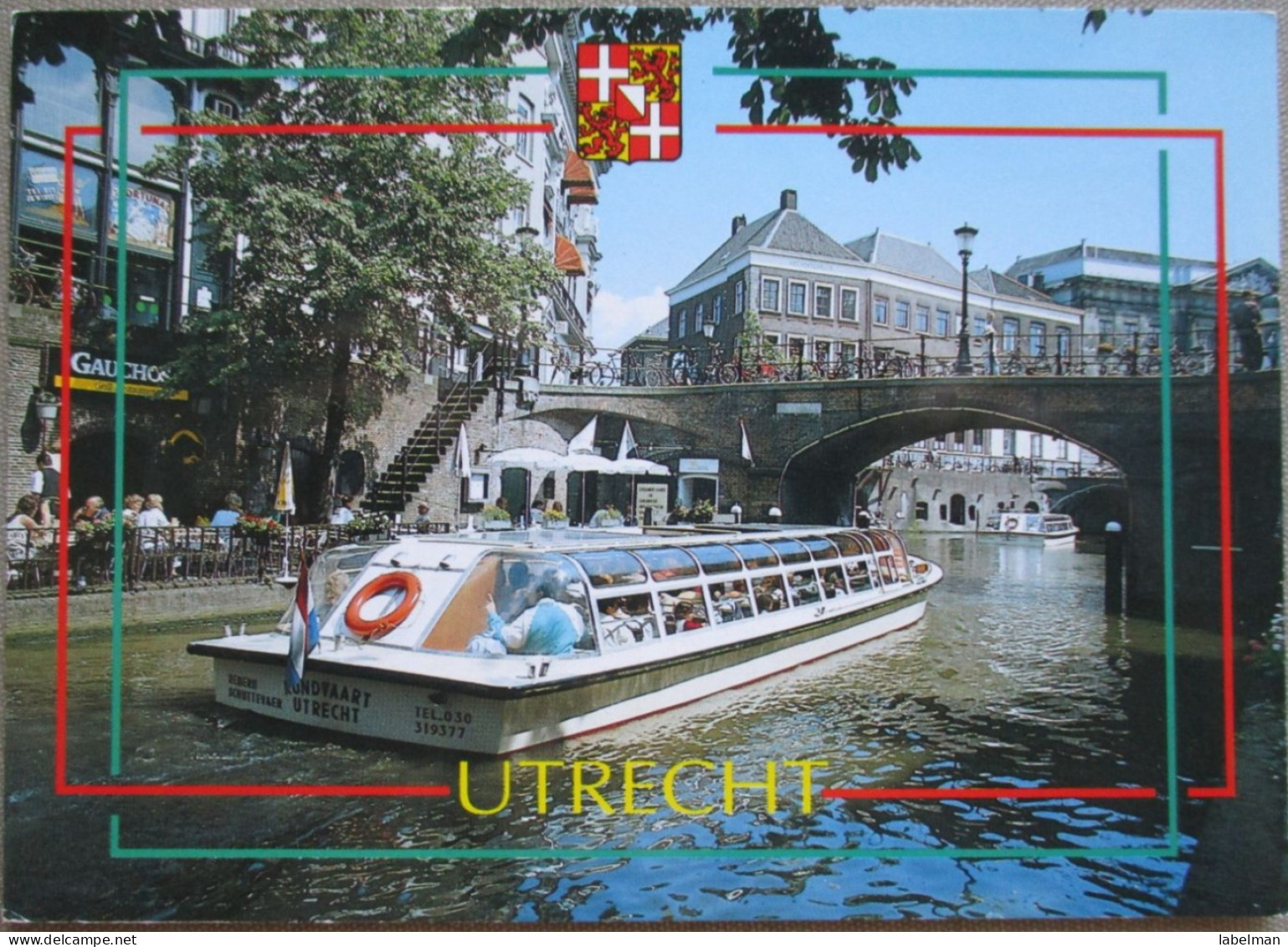 HOLLAND NETHERLAND UTRECHT CITY CENTER MULTI VIEW POSTCARD CARTOLINA ANSICHTSKARTE CARTE POSTALE POSTKARTE CARD KARTE - Utrecht