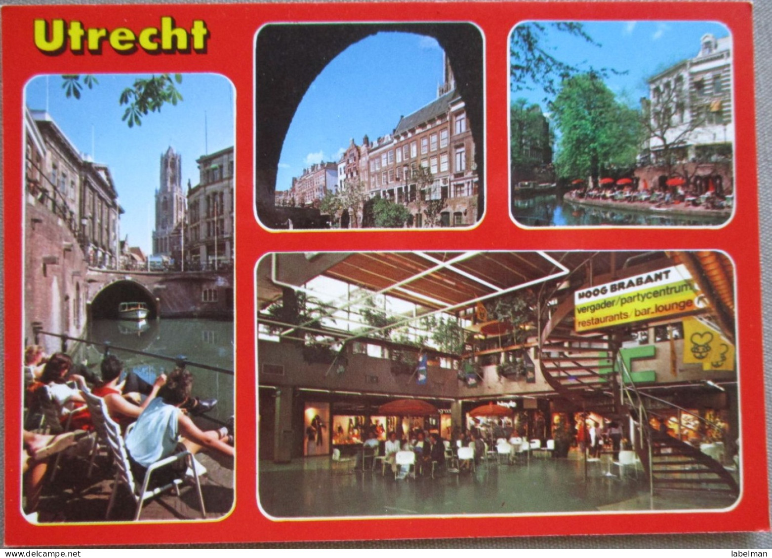 HOLLAND NETHERLAND UTRECHT CITY CENTER MULTI VIEW POSTCARD CARTOLINA ANSICHTSKARTE CARTE POSTALE POSTKARTE CARD KARTE - Utrecht