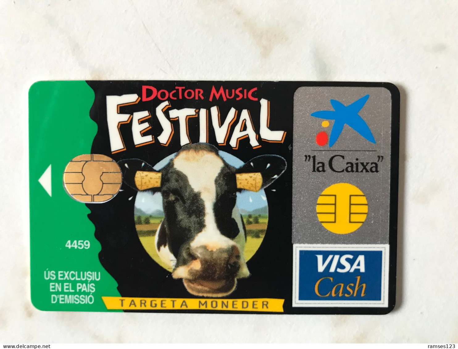 RARE   VISA  CASH    VACHE    COW - Collezioni