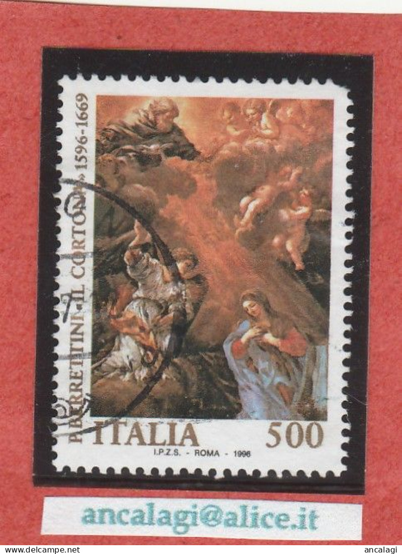 USATI ITALIA 1996 - Ref.0756A "PIETRO BERRETTINI, IL CORTONA" 1 Val. - - 1991-00: Usati