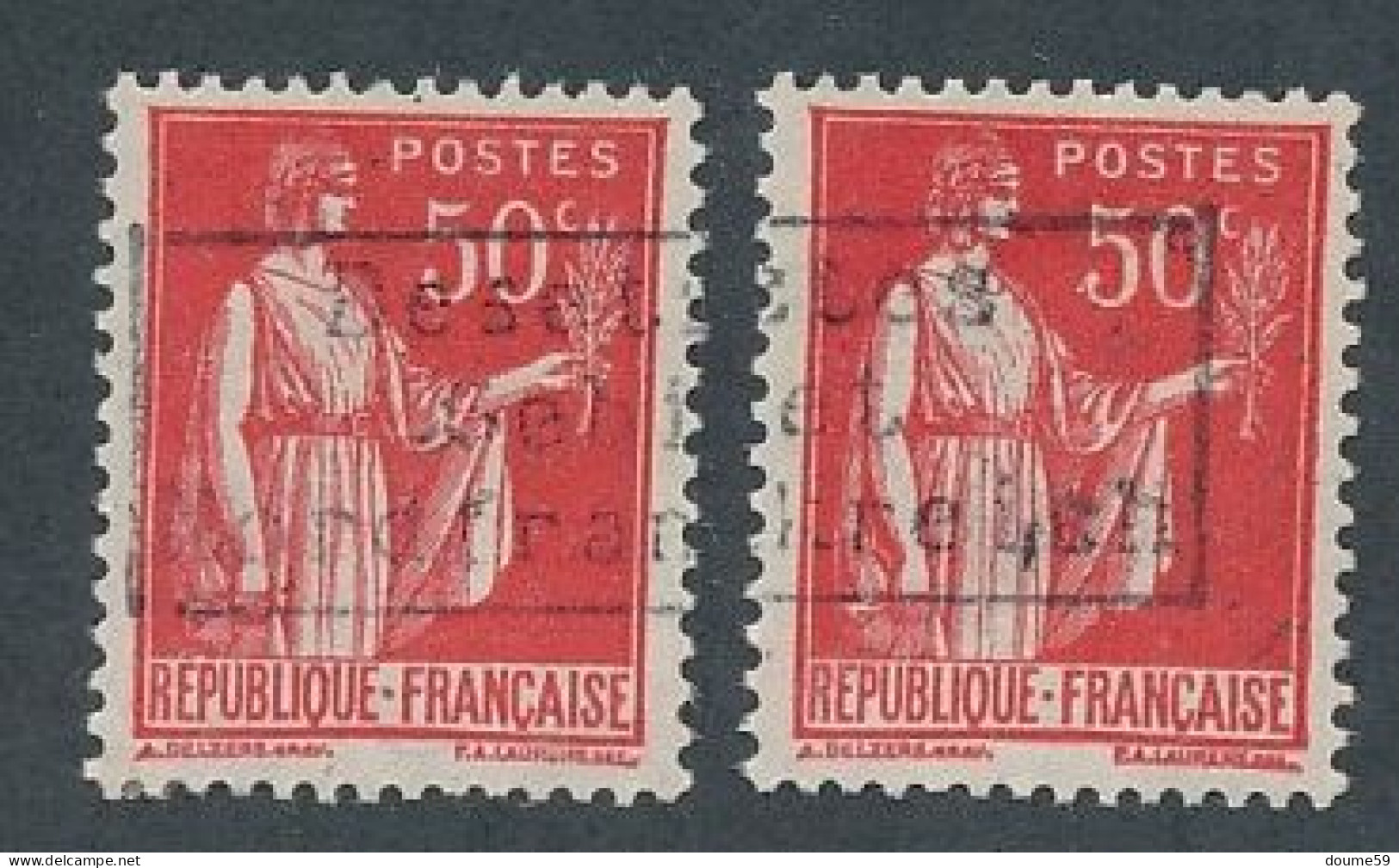 AB-518: FRANCE:  Guerre N°6* Séparé (Hélas) Signé - Guerre (timbres De)