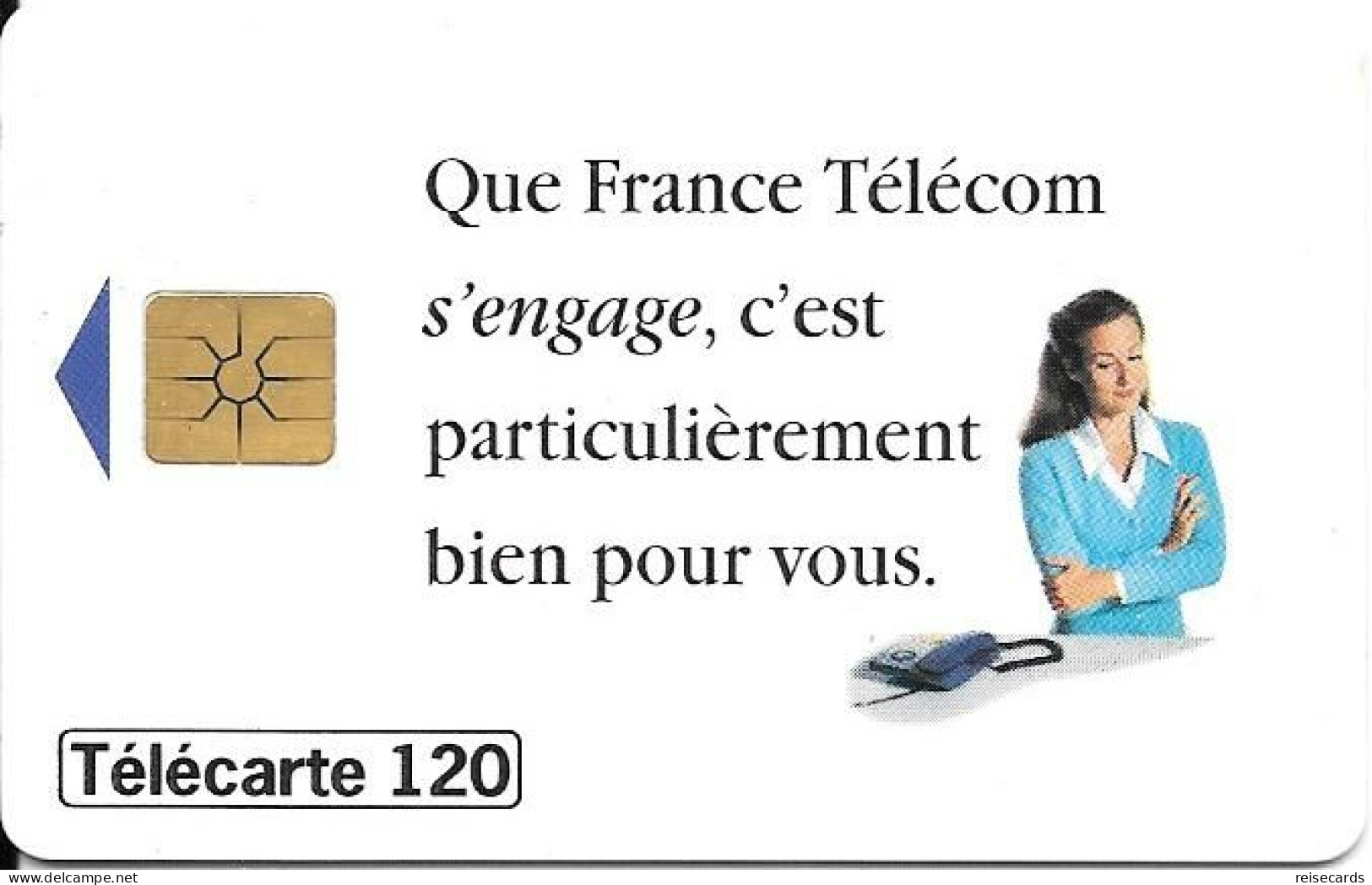 France: France Telecom 12/95 F612A V2 France Télécome S'engage - 1995