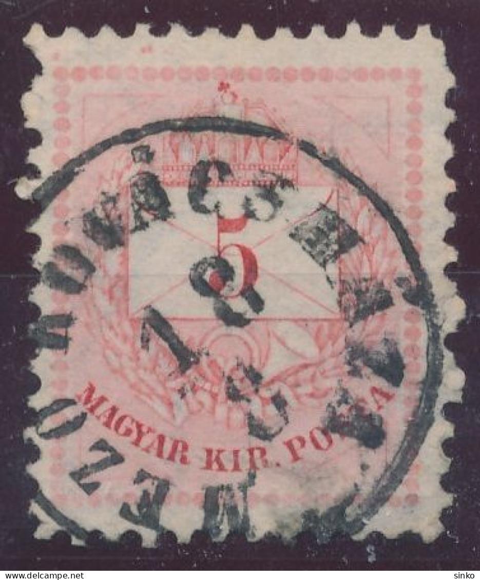 1881. Colour Number Krajcar 5kr Stamp, MEZO KOVACSHAZA - ...-1867 Voorfilatelie