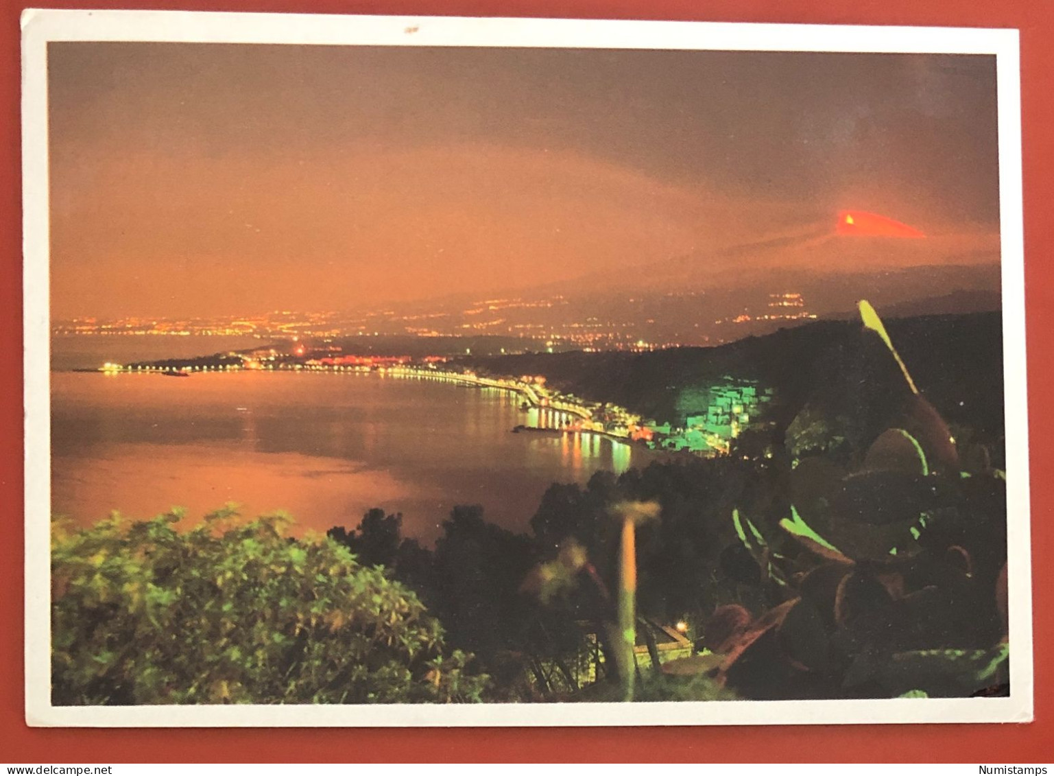 TAORMINA - Scorcio Panoramico Notturno - 1989 (c662) - Messina