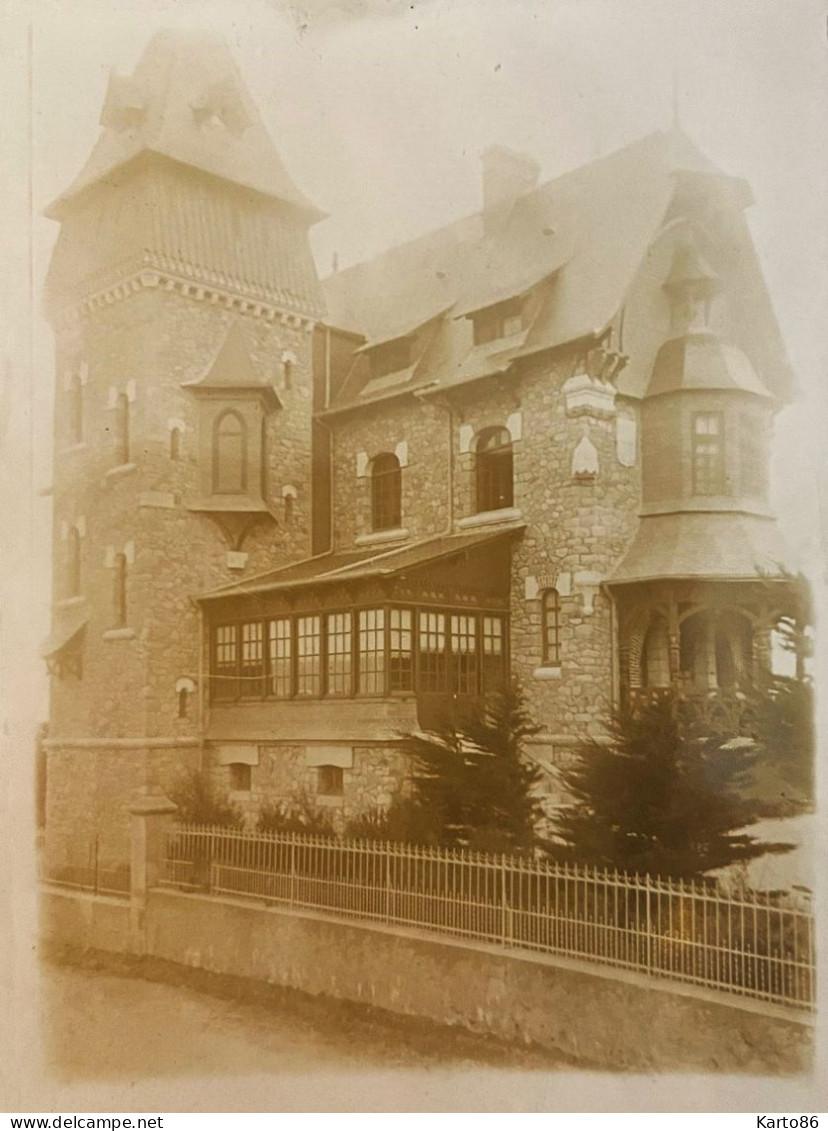 Batz * RARE Photo Circa 1890/1910 * Prieuré St Georges * Villa Villa VILLA * Format 12x9cm - Batz-sur-Mer (Bourg De B.)
