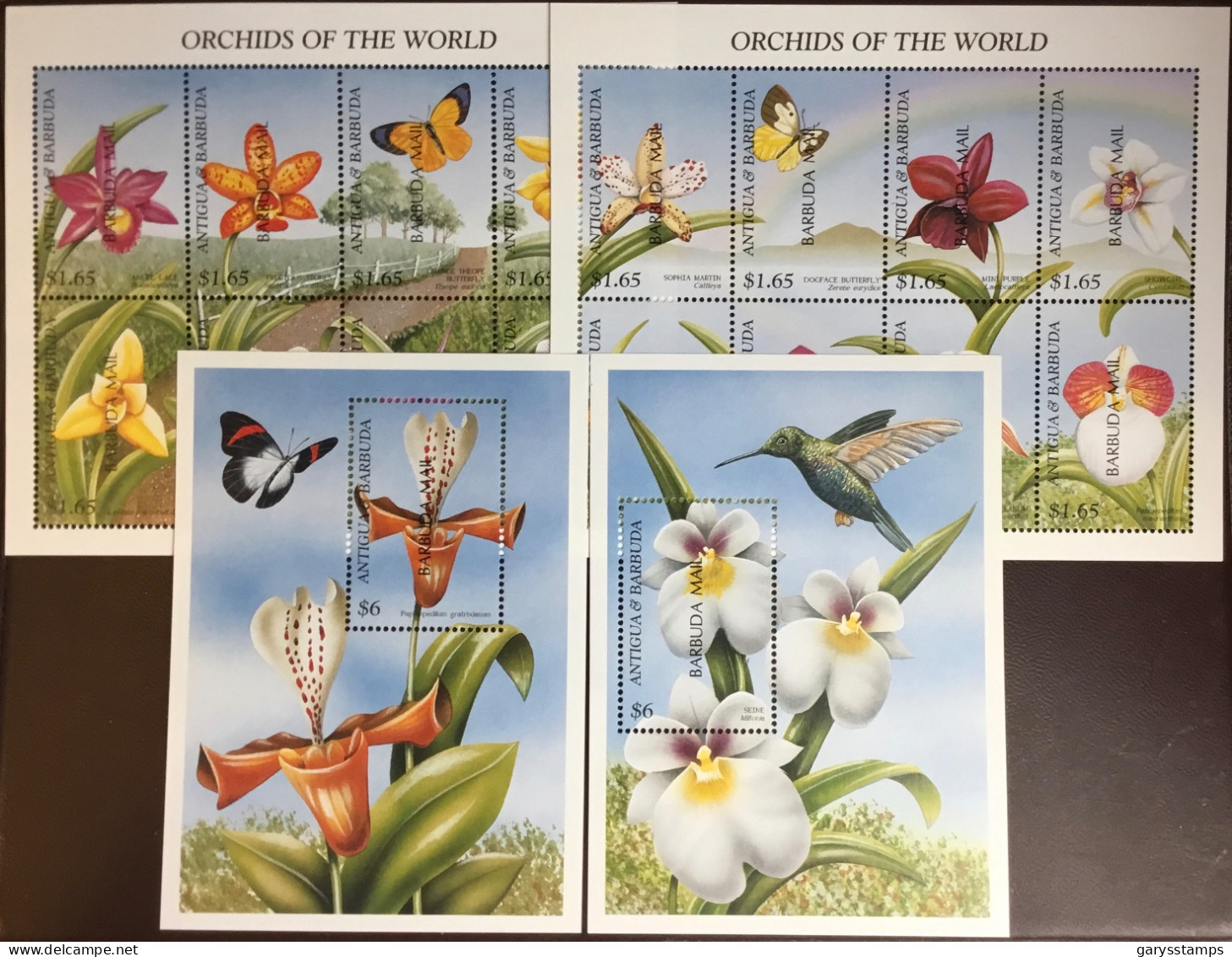 Barbuda 1999 Orchids Flowers Sheetlets & Minisheets MNH - Orchids