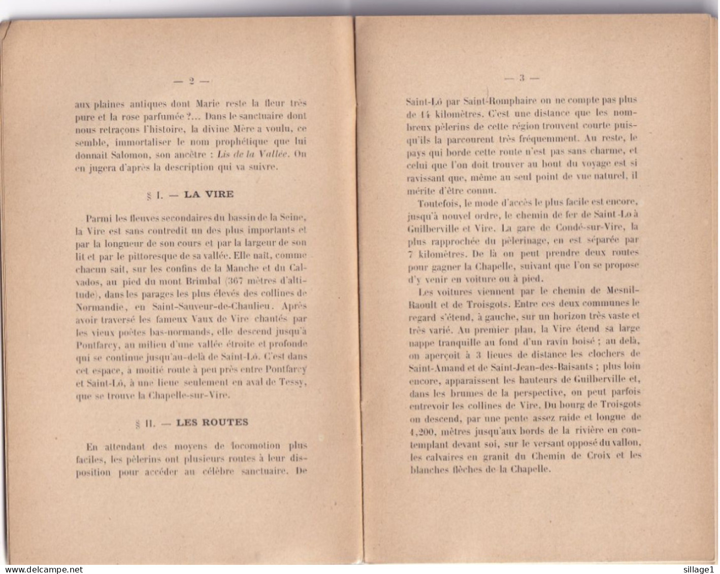 Notre-Dame-Sur-Vire (au Diocèse De Coutances Et Avranches Notice Par Le R. P. Léopold DATIN La Vire Tregoz - Normandië