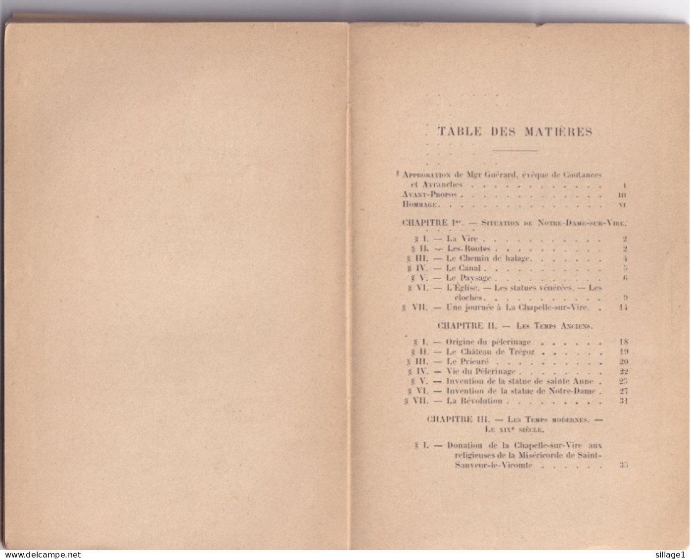 Notre-Dame-Sur-Vire (au Diocèse De Coutances Et Avranches Notice Par Le R. P. Léopold DATIN La Vire Tregoz - Normandië