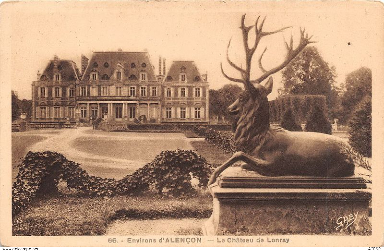 Environs D ALENCON Le Chateau De LONRAY 15(scan Recto-verso) MA1415 - Alencon