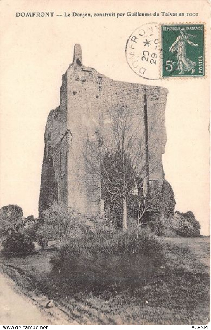 DOMFRONT Le Donjon Construit Par Guillaule De Talvas En 1001 29(scan Recto-verso) MA1415 - Domfront