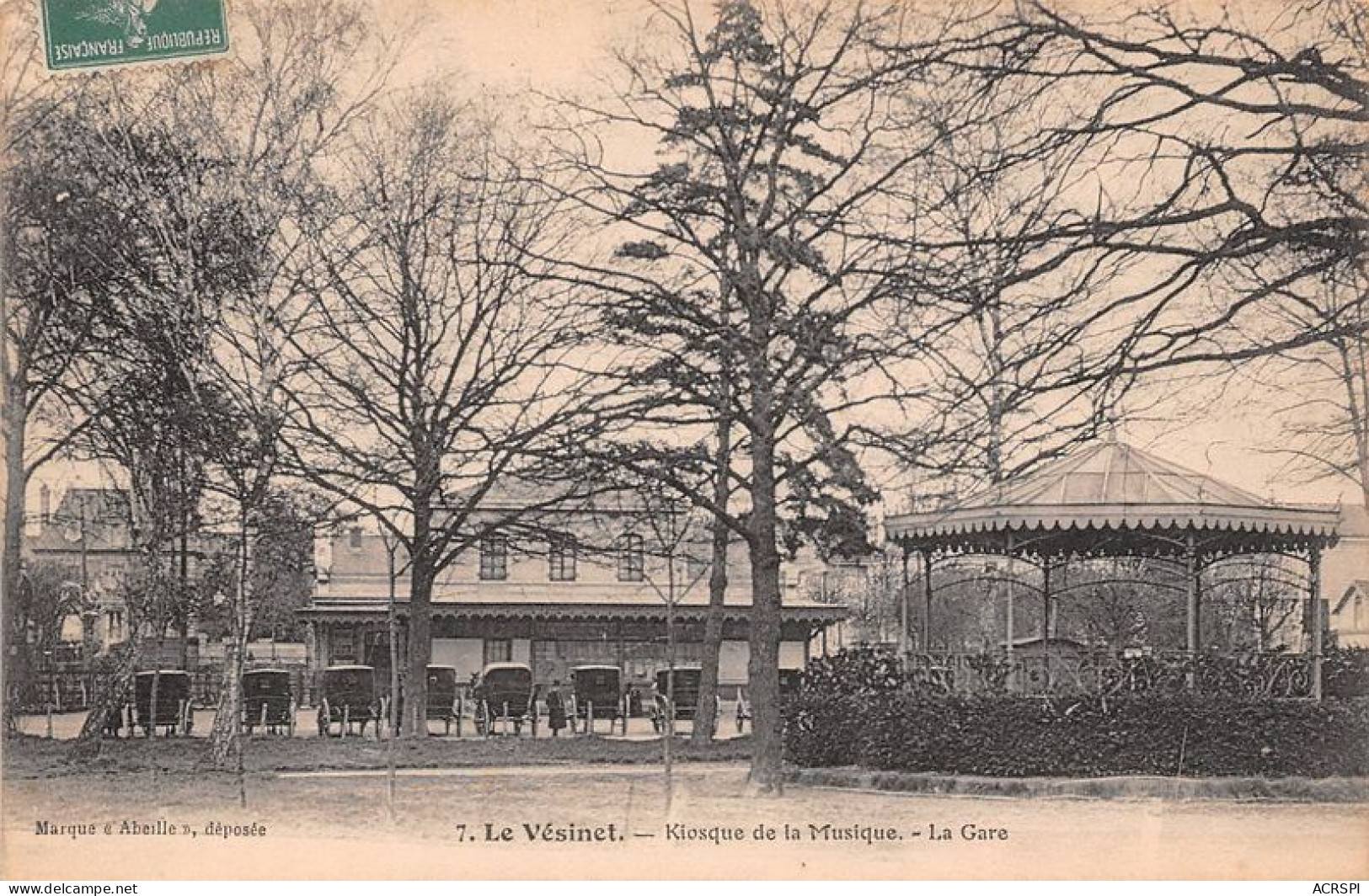 LE VESINET Kiosque De La Musique La Gare 11(scan Recto-verso) MA1413 - Le Vésinet
