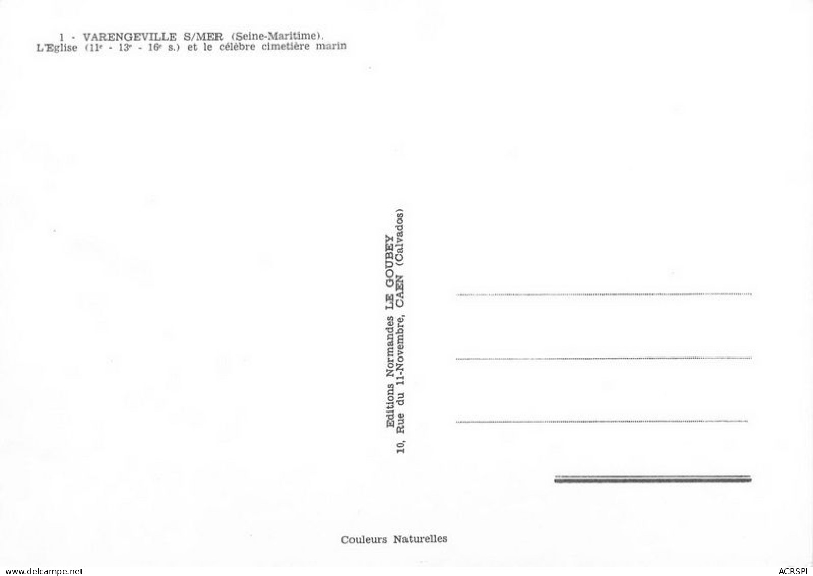 VARENGEVILLE Sur MER  L'église 24   (scan Recto-verso)MA1412Bis - Varengeville Sur Mer