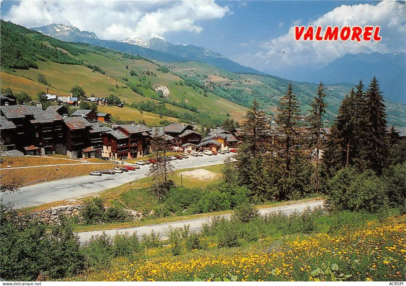 VALMOREL Station De Tarentaise Altitude 1400 M Vue Partielle De La Station 14(scan Recto-verso) MA1412 - Valmorel