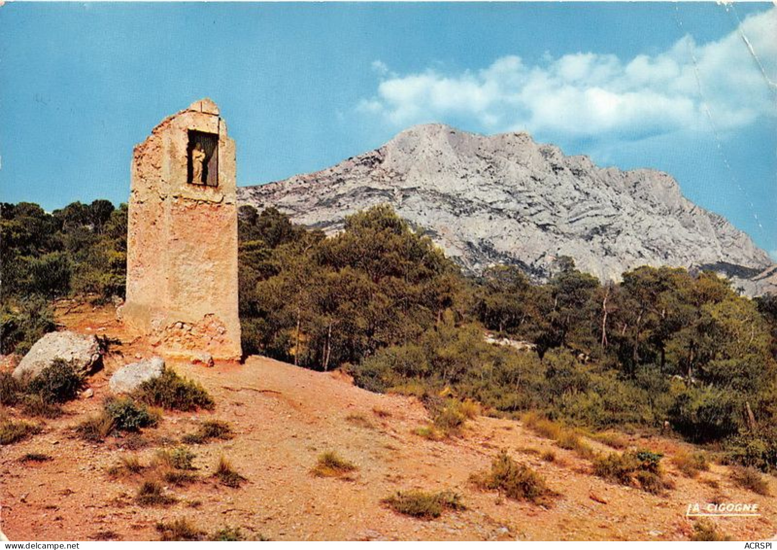 AIX EN PROVENCE L Oratoire De Hubac Et La Montagne Sainte Victoire 7(scan Recto-verso) MA1410 - Aix En Provence