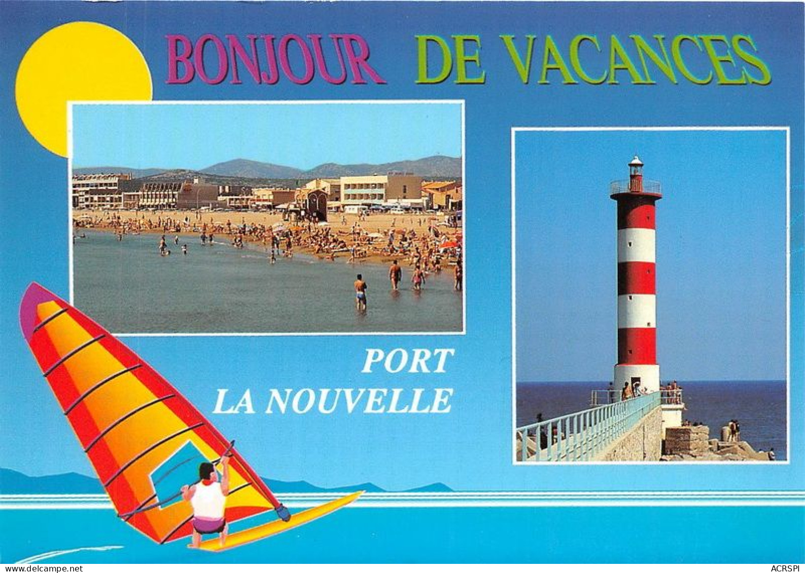 PORT LA NOUVELLE La Plage Et Le Phare 30(scan Recto-verso) MA1411 - Port La Nouvelle