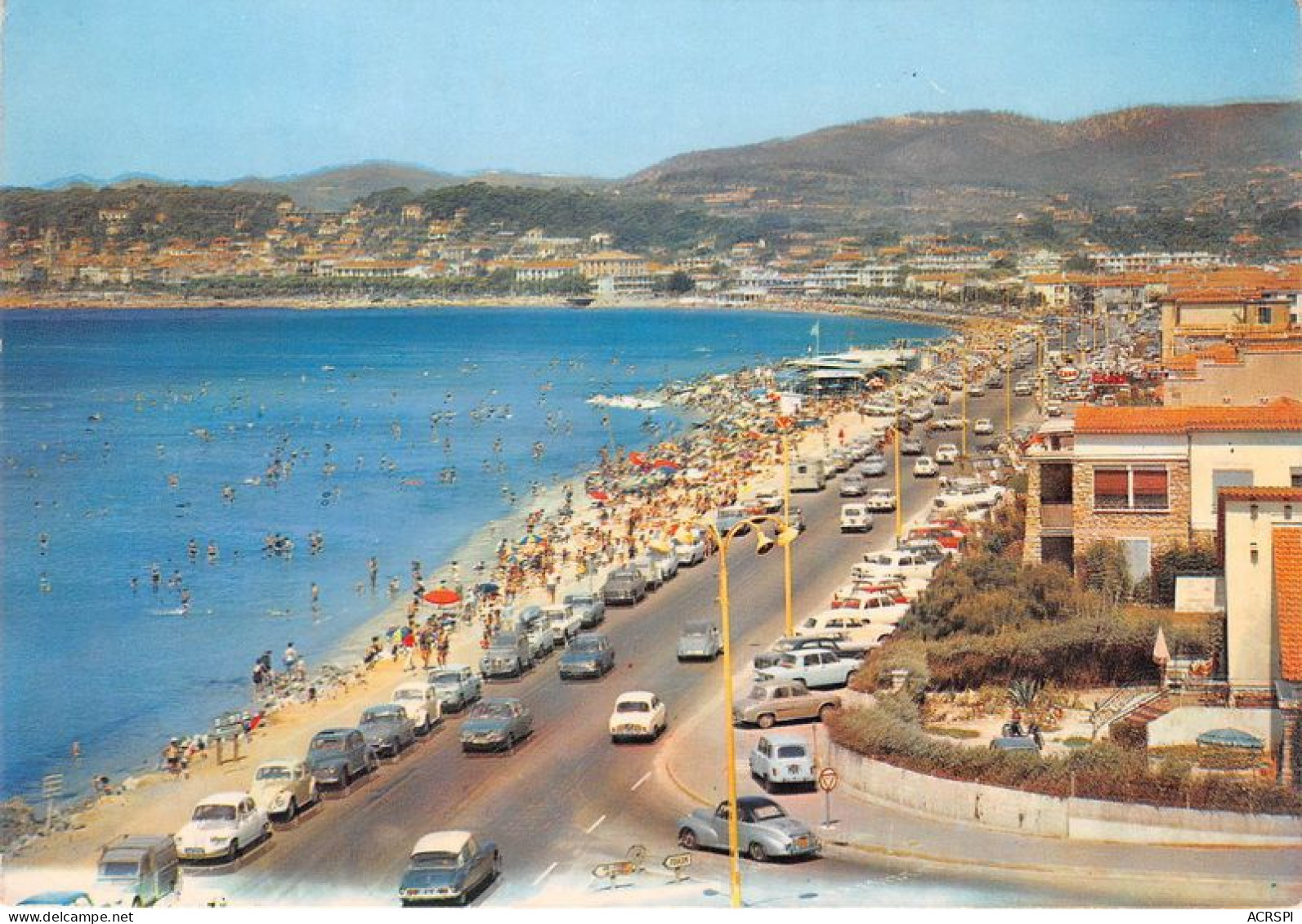 SIX FOURS LA PLAGE Vue Generale Perspective Sur Sanary 22(scan Recto-verso) MA1410 - Six-Fours-les-Plages