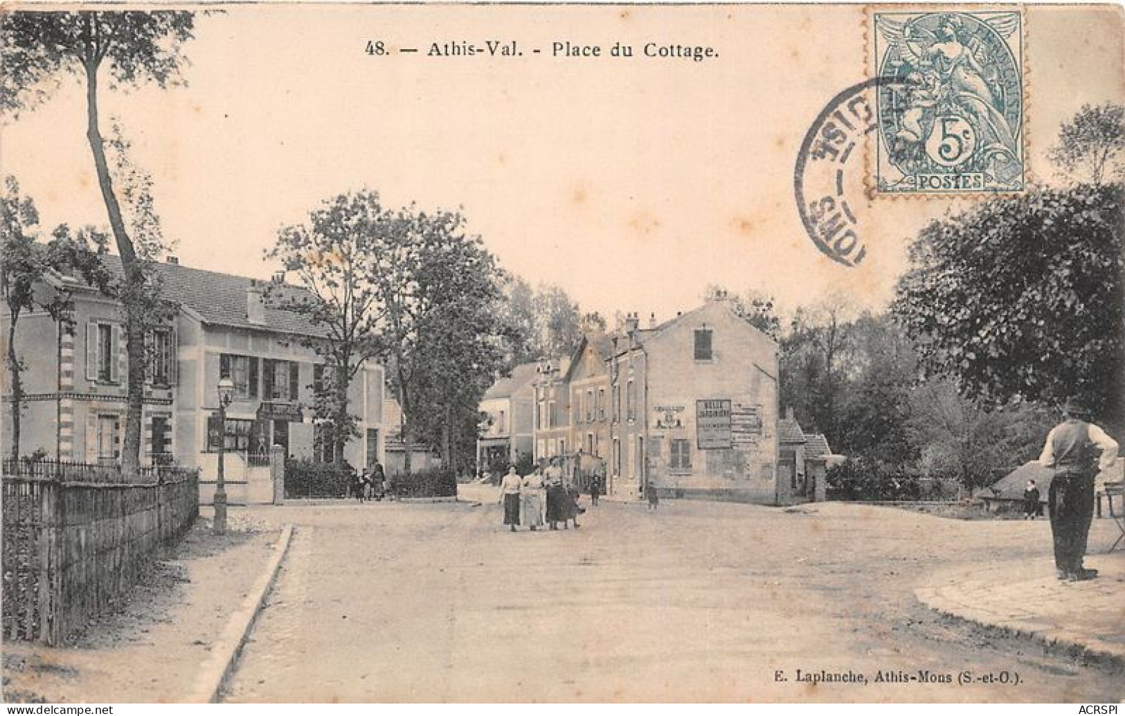 ATHIS VAL Place Du Cottage 24(scan Recto-verso) MA1409 - Athis Mons