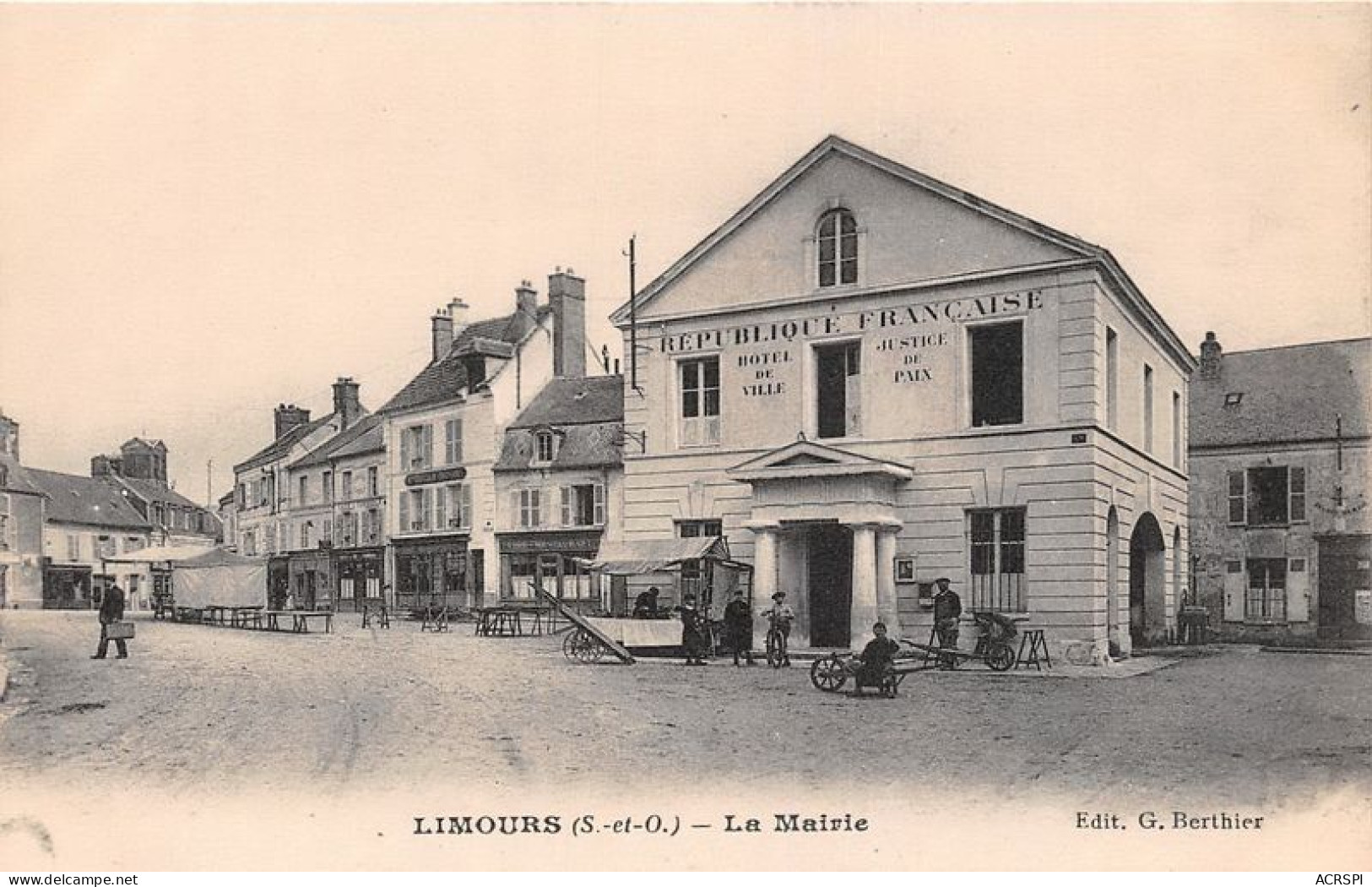 LIMOURS La Mairie 18(scan Recto-verso) MA1409 - Limours