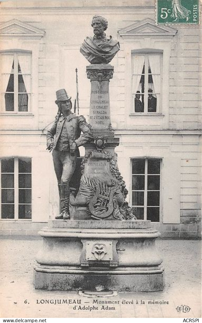 LONGJUMEAU Monument Eleve A La Memoire D Adolphe Adam 20(scan Recto-verso) MA1408 - Longjumeau
