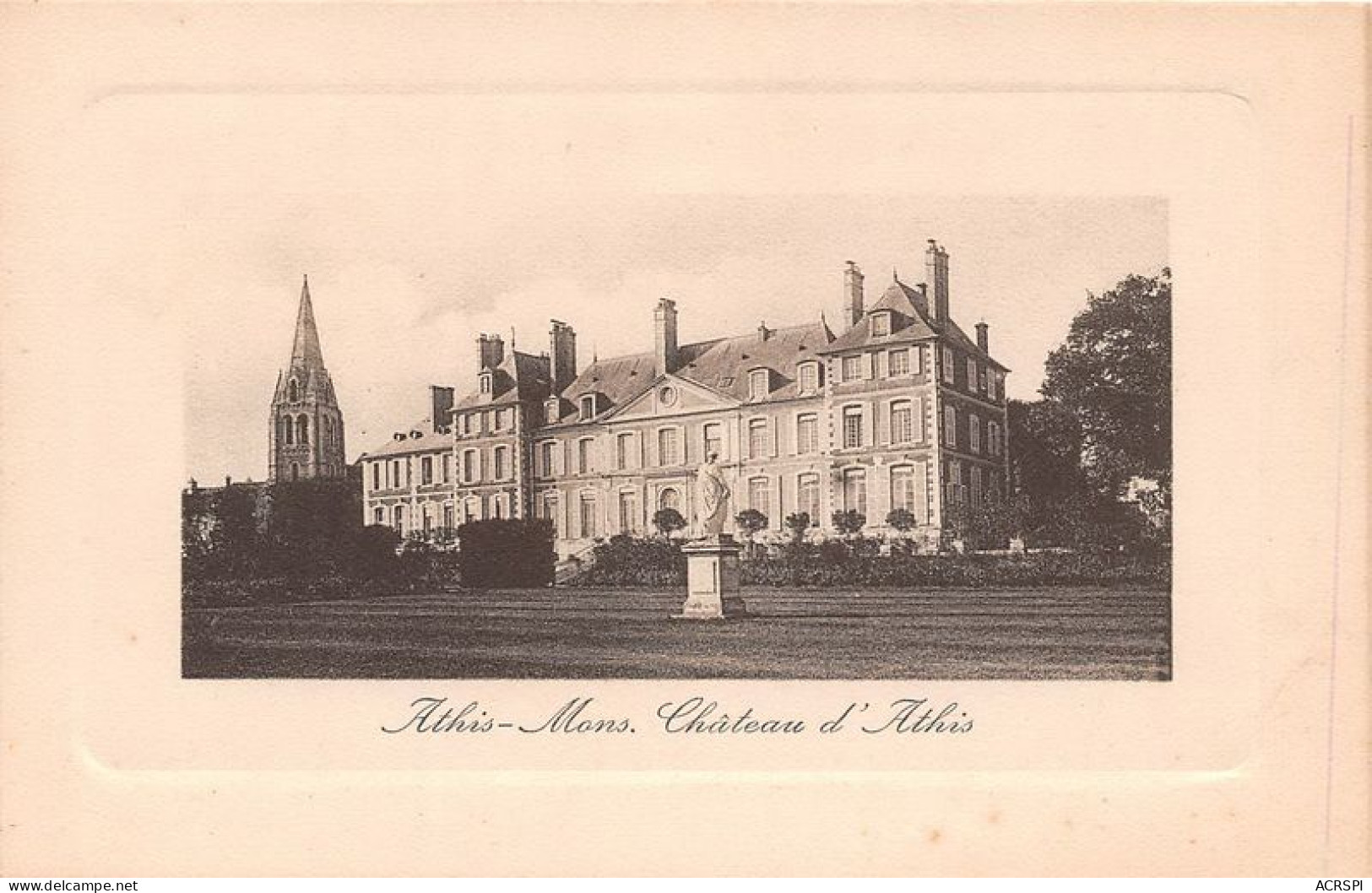 ATHIS MONS  Chateau D ATHIS 24(scan Recto-verso) MA1408 - Athis Mons
