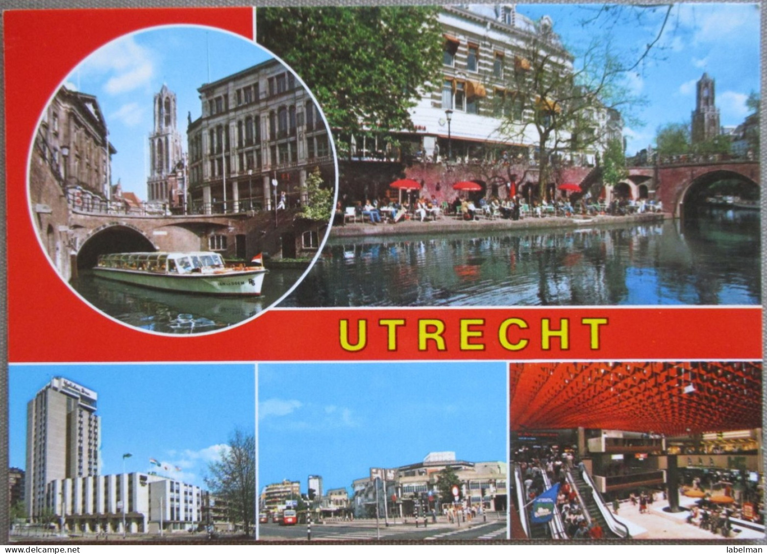 HOLLAND NETHERLAND UTRECHT CITY CENTER MULTI VIEW POSTCARD CARTOLINA ANSICHTSKARTE CARTE POSTALE POSTKARTE CARD KARTE - Utrecht