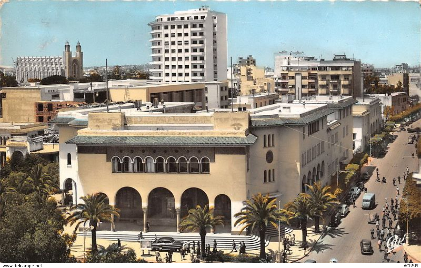 MAROC CASABLANCA La Grande Poste Vue Generale 31(scan Recto-verso) MA1406 - Casablanca