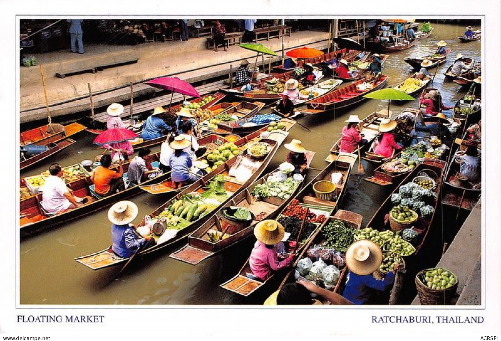 Floating Market THAILANDE 25(scan Recto-verso) MA1405 - Thaïlande