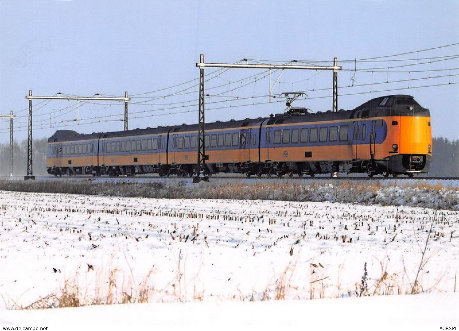 TRAINS LOCOMOTIVE NS Trein De Koploper 7(scan Recto-verso) MA1401 - Trains