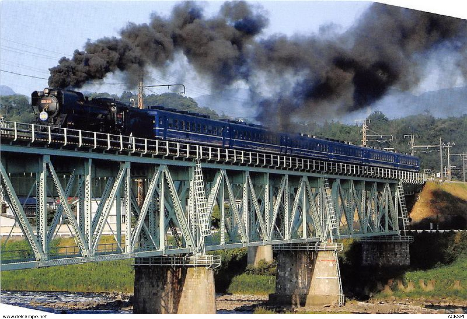 TRAINS LOCOMOTIVE Mandarin 10(scan Recto-verso) MA1401 - Trains