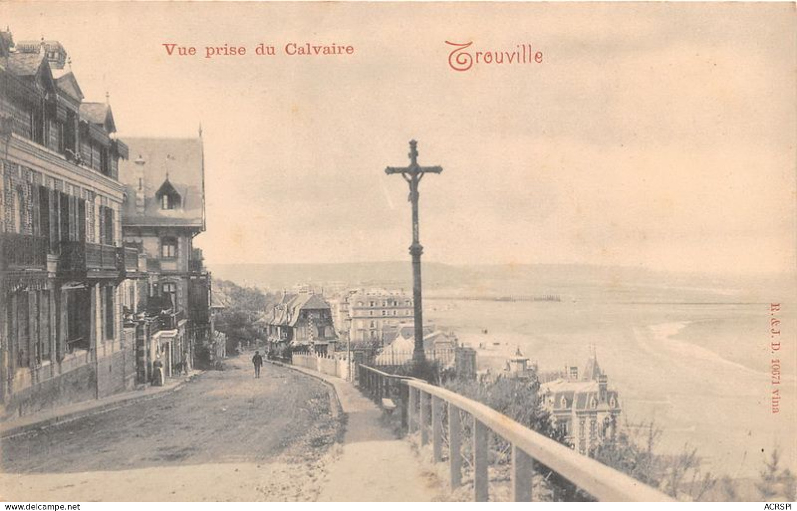 TROUVILLE Vue Prise Du Calvaire 13(scan Recto-verso) MA1440 - Trouville
