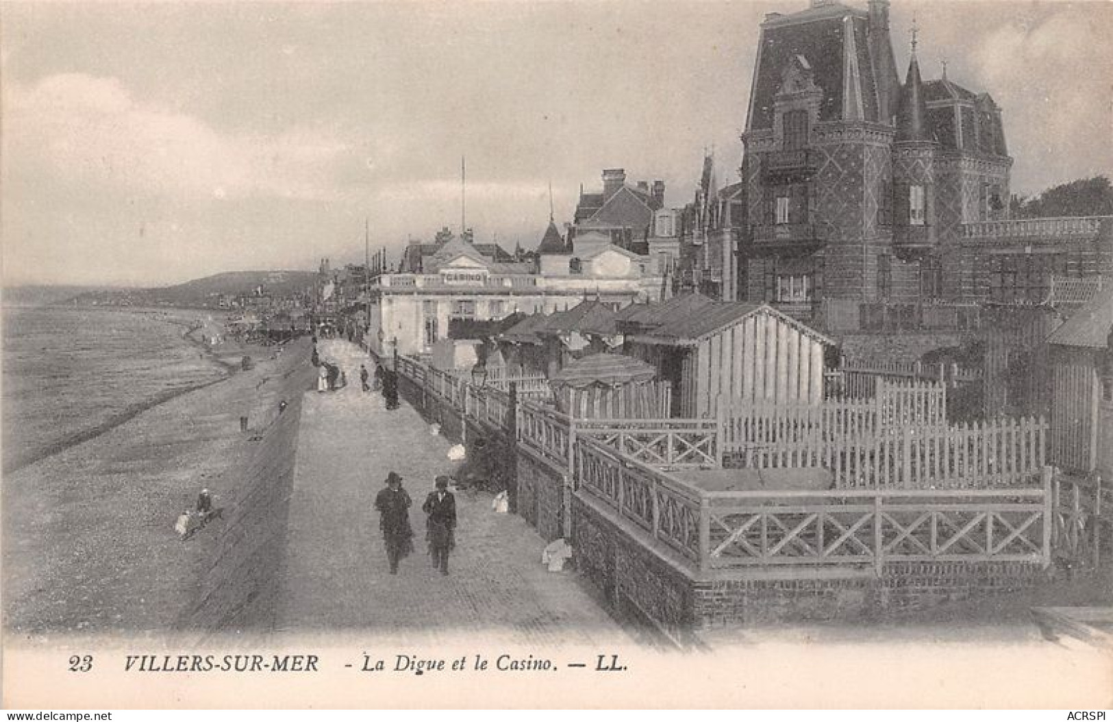 VILLERS SUR MER La Digue Et Le Casino 4(scan Recto-verso) MA1440 - Villers Sur Mer