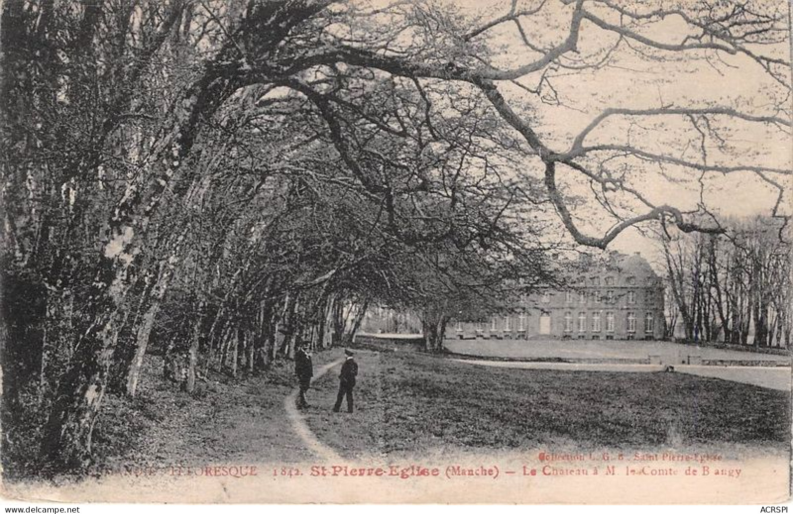 ST PIERRE L EGLISE Le Chateau A M Le Comte De Bangy 3(scan Recto-verso) MA1439 - Saint Pierre Eglise