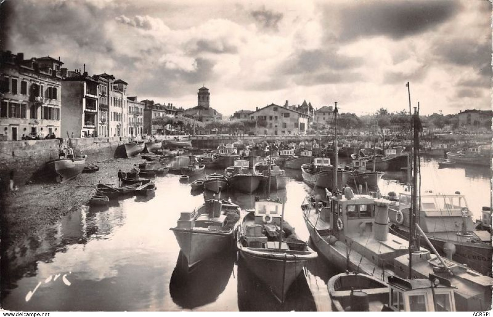 ST JEAN DE LUZ Le Port A Maree Basse 5(scan Recto-verso) MA1435 - Saint Jean De Luz