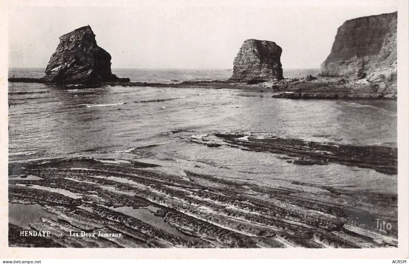 HENDAYE Les Deux Jumeaux 6(scan Recto-verso) MA1435 - Hendaye