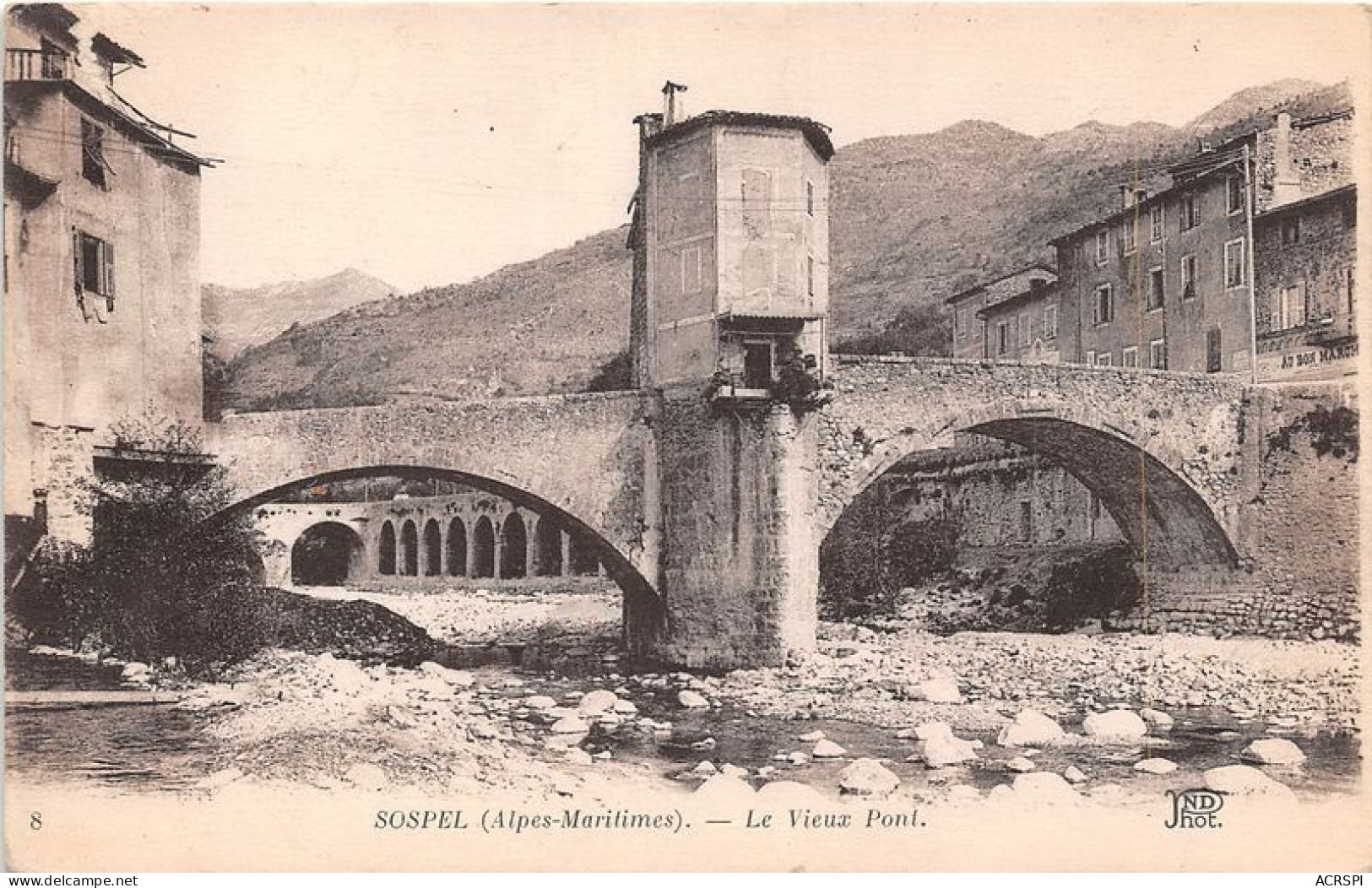SOSPEL Le Vieux Pont 9(scan Recto-verso) MA1434 - Sospel