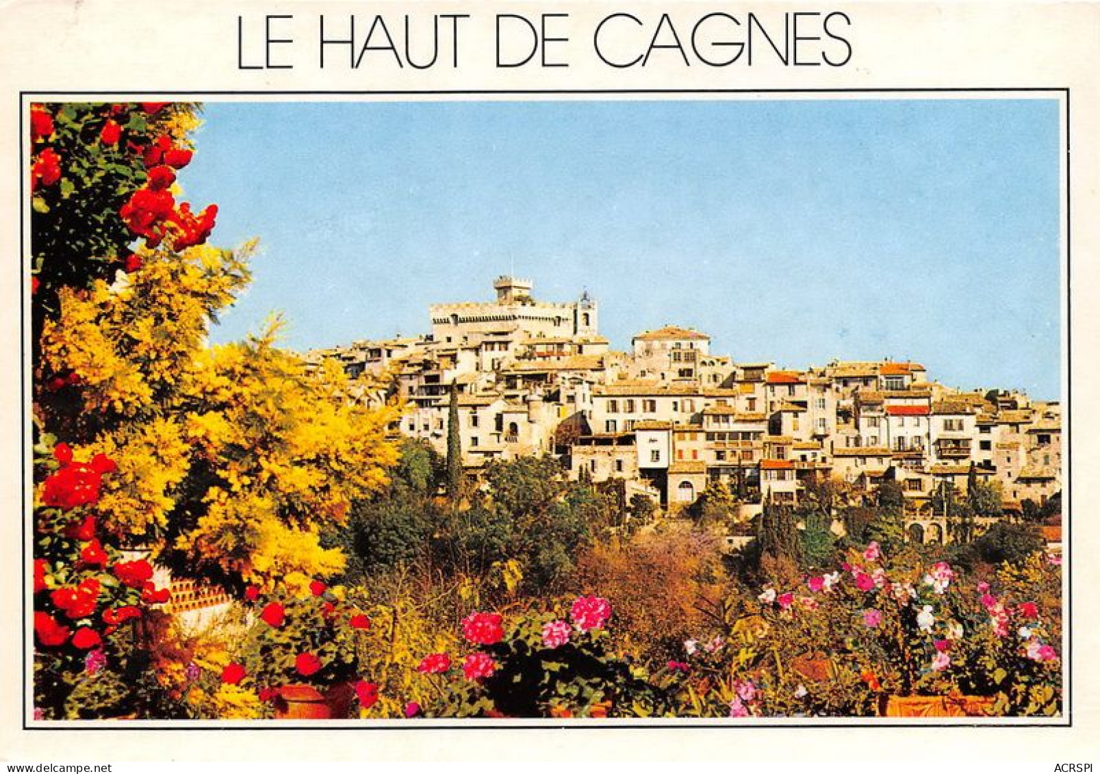 CAGNES Le Haut De Cagnes Et Son Chateau 23(scan Recto-verso) MA1434 - Cagnes-sur-Mer