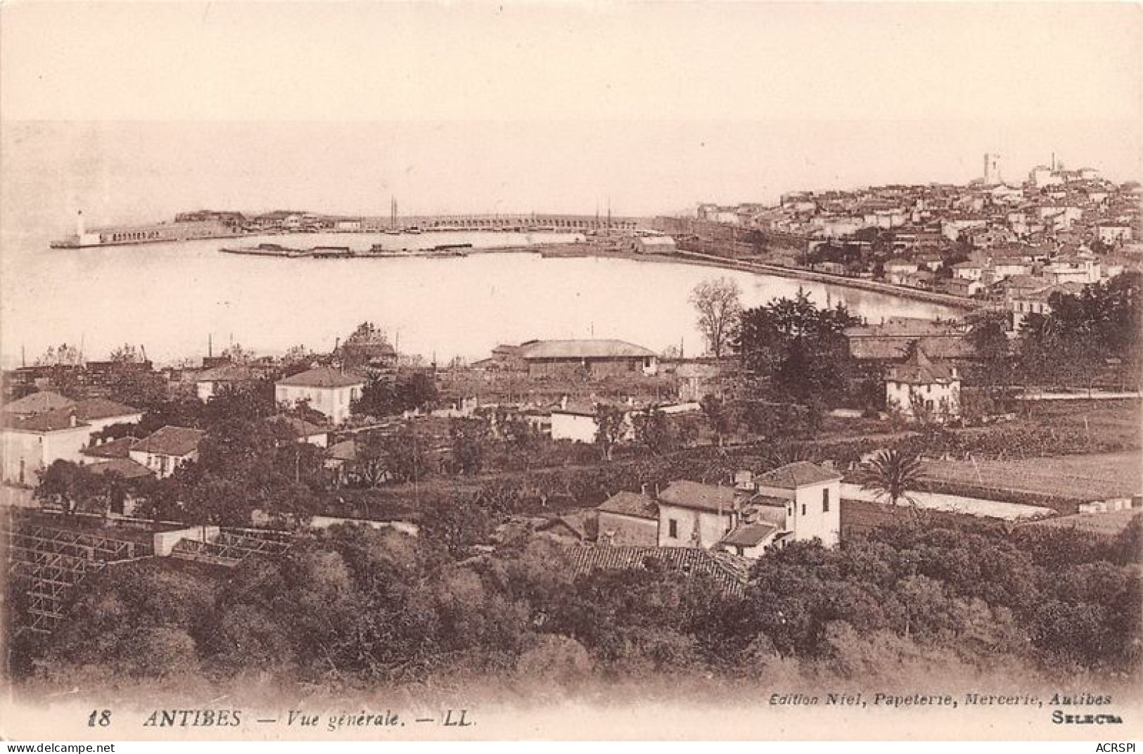 ANTIBES Vue Generale 31(scan Recto-verso) MA1430 - Antibes - Altstadt