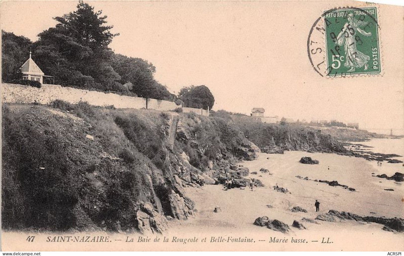  SAINT NAZAIRE La Baie De La Rougeole Et Belle Fontaine 1(scan Recto-verso) MA1423 - Saint Nazaire